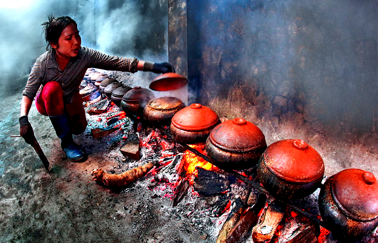 Nghề kho cá làng Vũ Đại