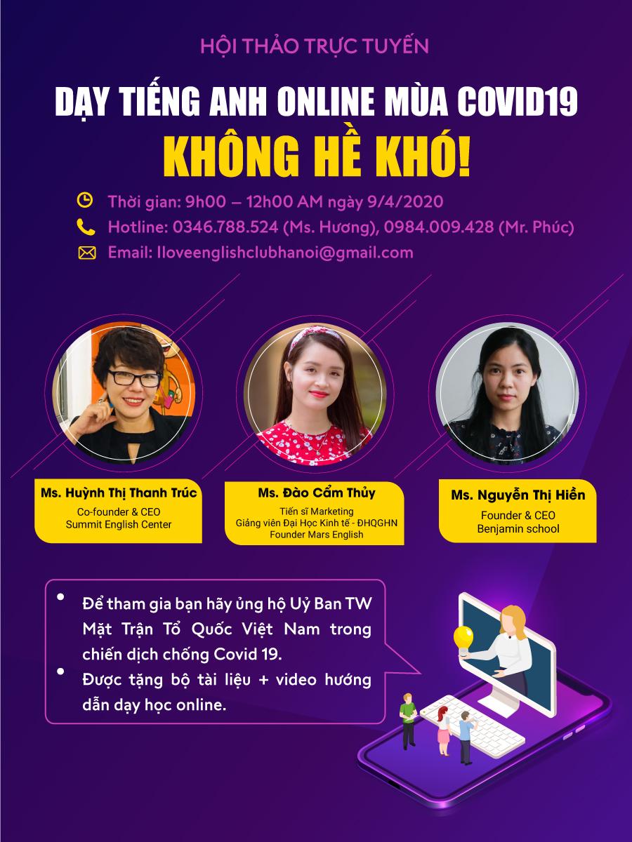 Hiệu quả kép trong chương trình phổ biến kiến thức dạy và học online