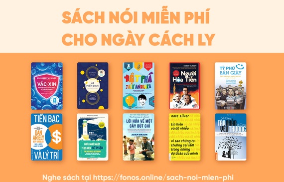 Sách nói miễn phí cho ngày cách ly