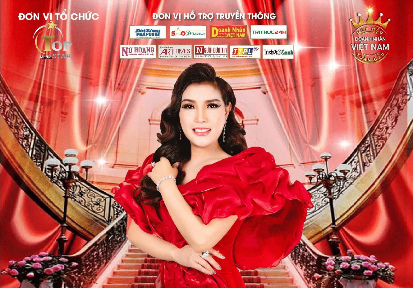 Lộ diện các nghệ sĩ, Hoa hậu sẽ góp mặt trong đêm chung kết Hoa hậu Doanh nhân Việt Nam Toàn cầu 2022